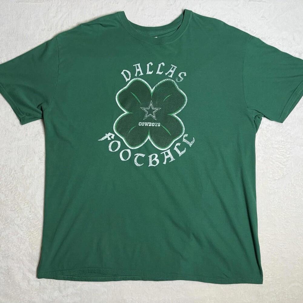 Fanatics Dallas Cowboys Kelly Green Celtic Clover / St. Patrick’s Day 2XL Shirt